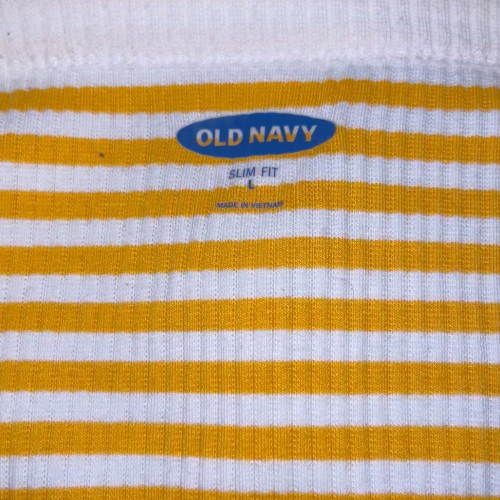 Stripped Ribbed Tank-Top - Picture 3 of 3